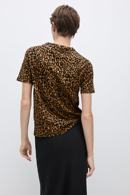 T-shirt met korte mouwen - bruin