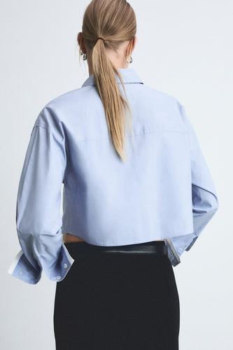 Hemd met lange mouwen - blauw