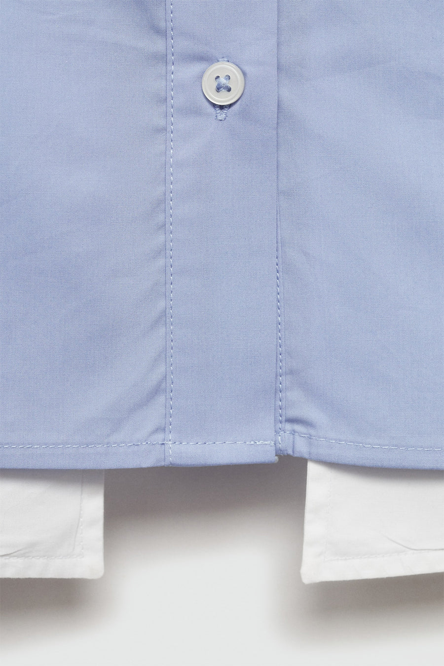 Hemd met lange mouwen - blauw