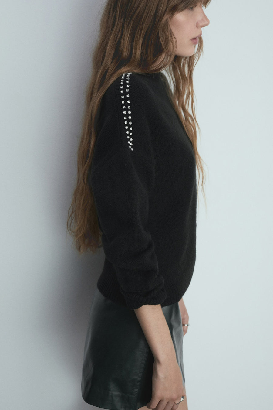 Pull col O Noir - MANGO