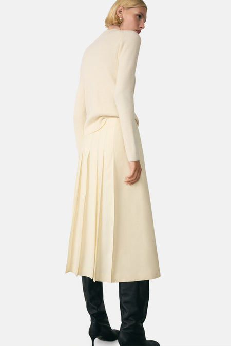 Pull col roulé Blanc - Mango