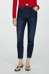 Mom Jeans Dark blue denim - Mango