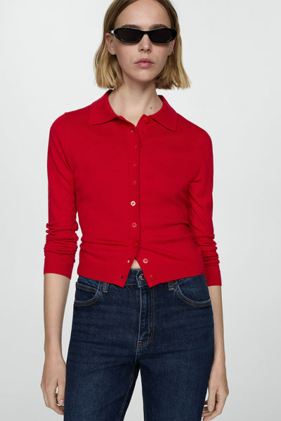 Mom Jeans Dark blue denim - Mango