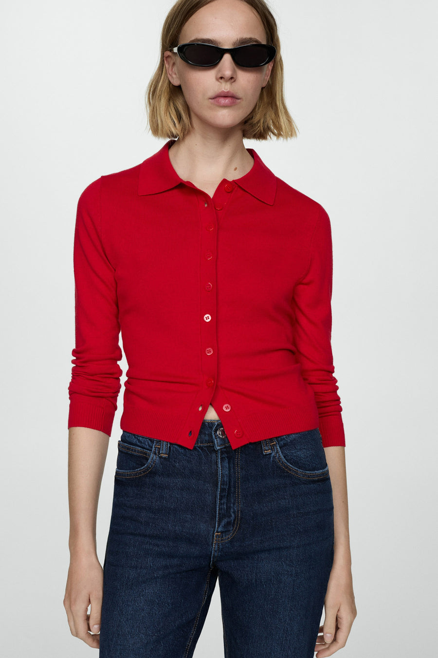 NEWMOM - dark blue denim - MANGO - 4