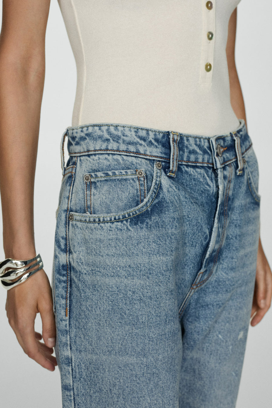 MILLIE - light blue denim - MANGO - 4