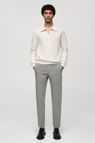 Pantalon - gris - MANGO