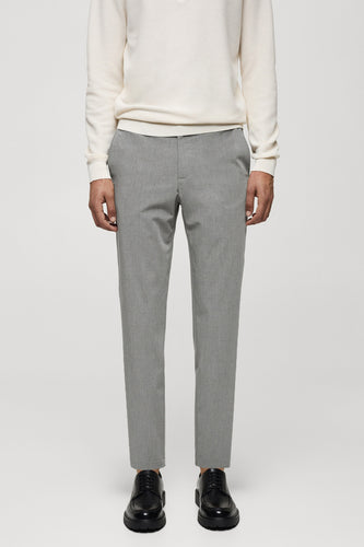 Pantalon - gris - MANGO
