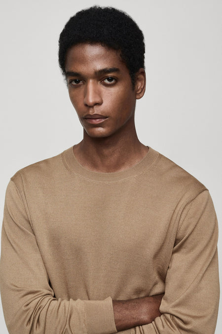 Pull col O Brun - Mango
