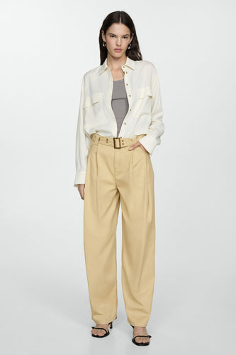 Broek - Beige - MANGO