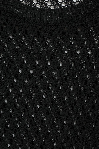 Pull met ronde hals - zwart - MANGO