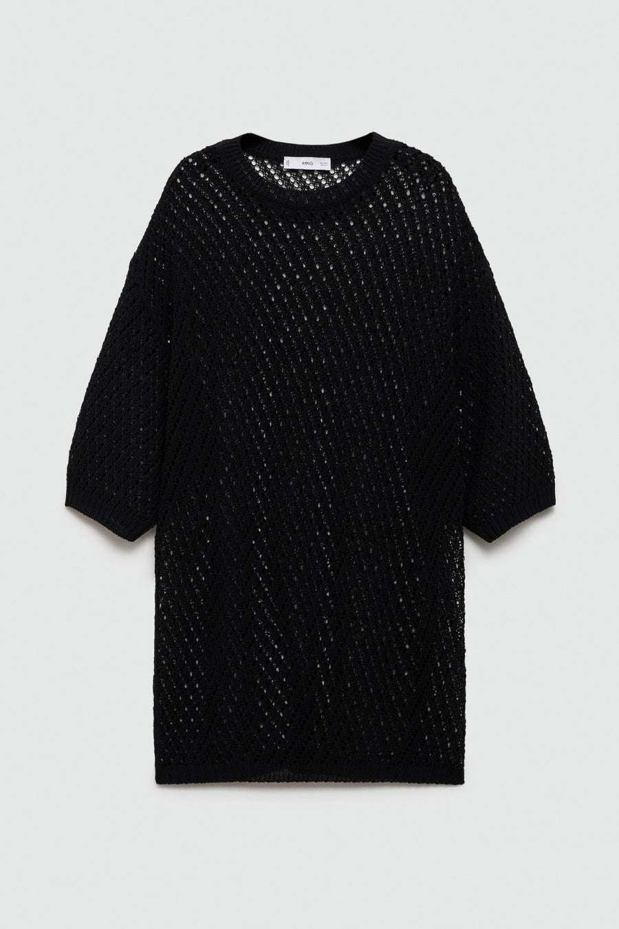 Pull met ronde hals - zwart - MANGO