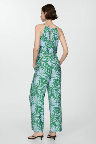 Jumpsuit - blauw - MANGO