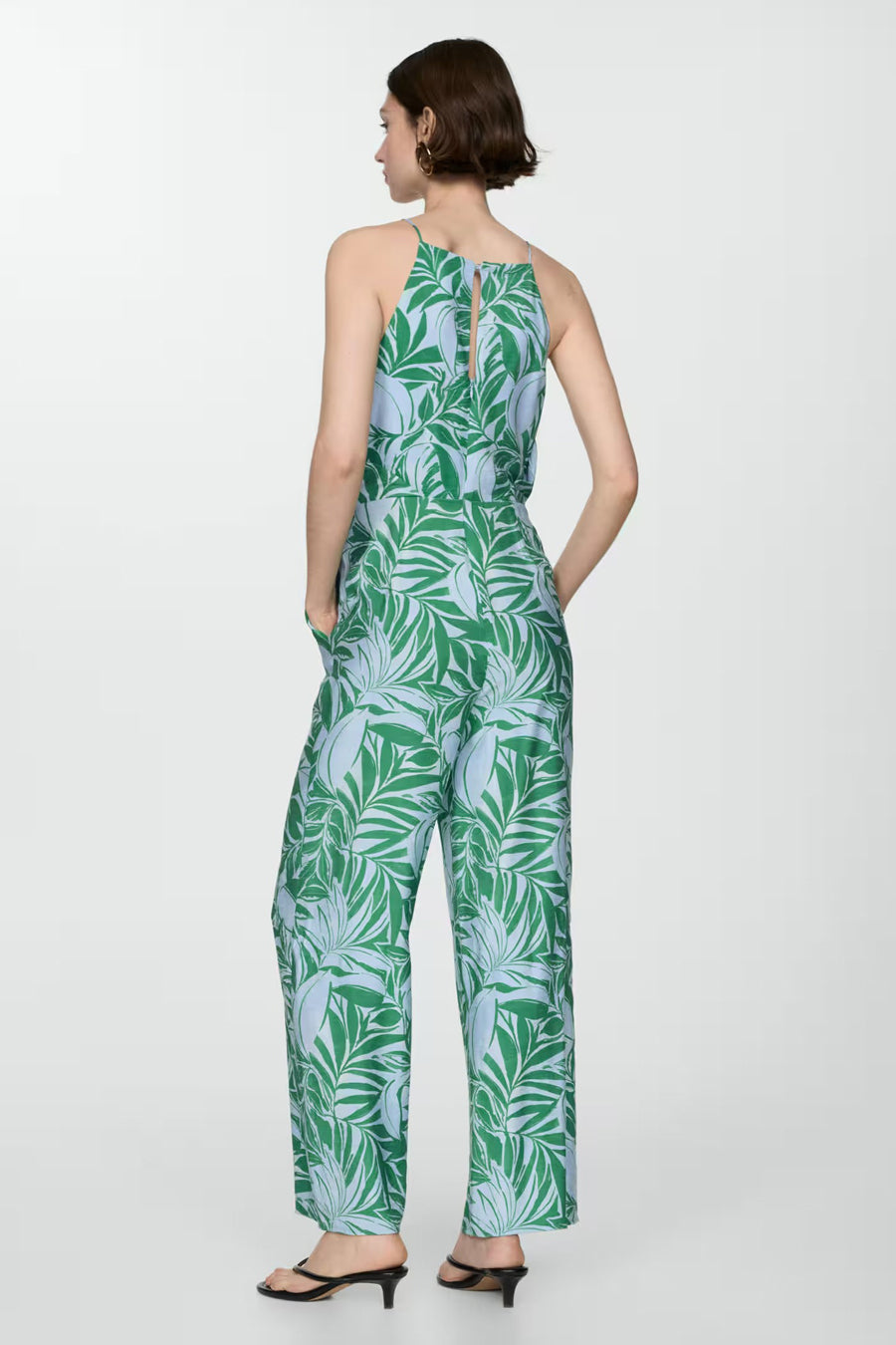 Jumpsuit - blauw - MANGO