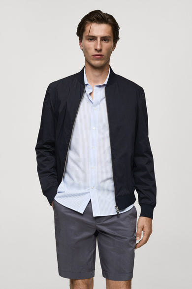 Jas (kort) Blauw - Mango