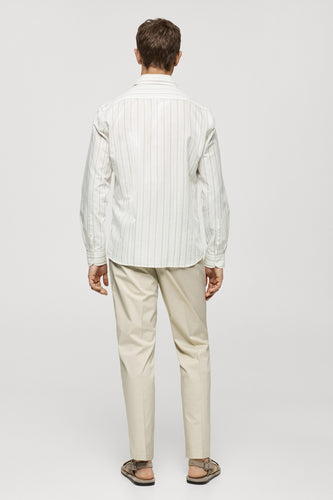 Hemd met lange mouwen - groen - MANGO