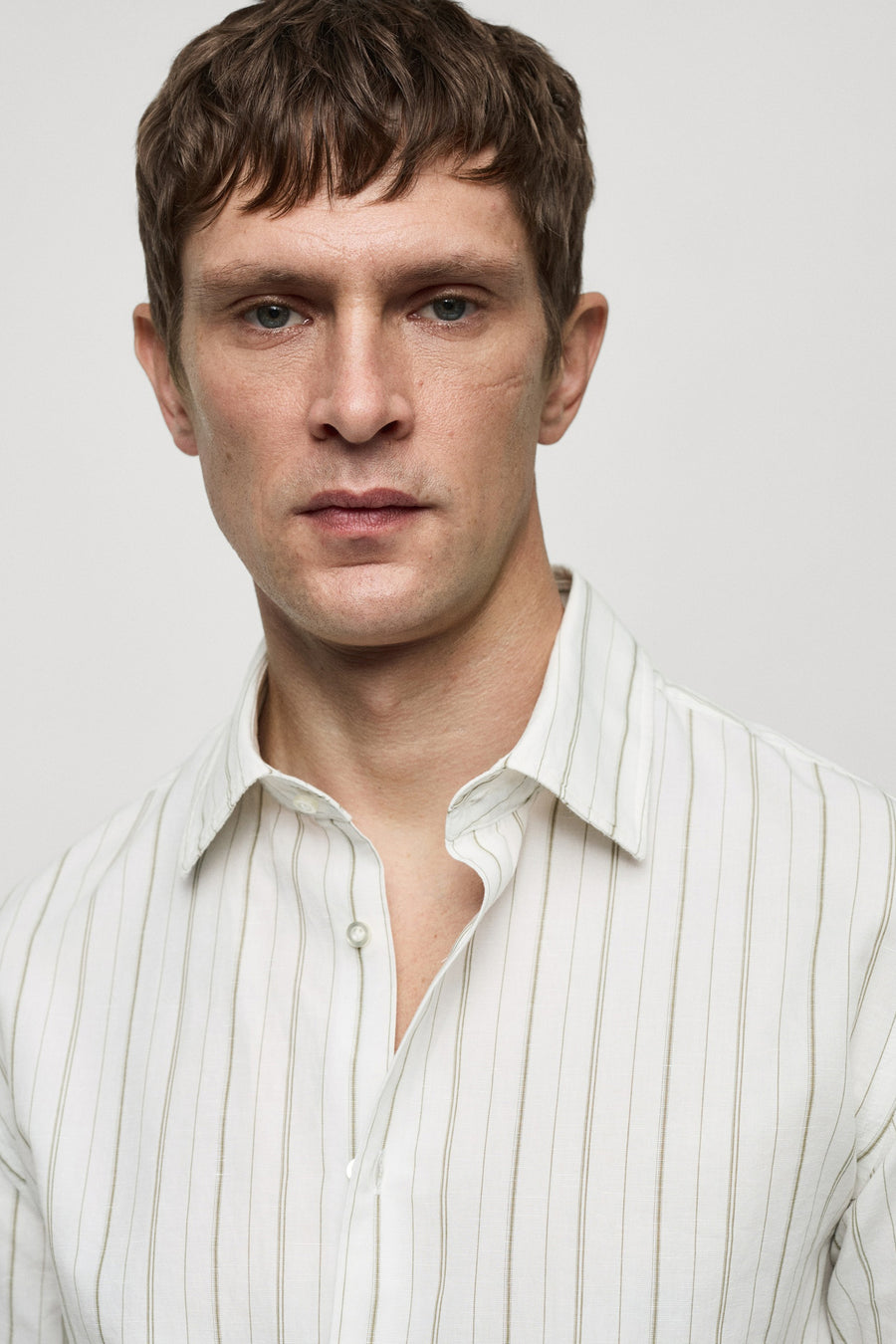 Hemd met lange mouwen - groen - MANGO