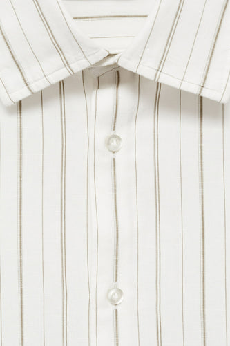 Hemd met lange mouwen - groen - MANGO