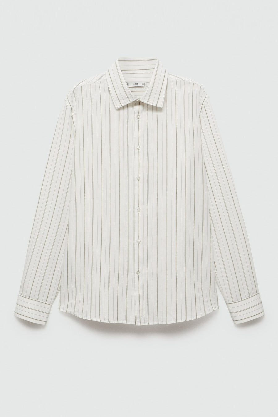 Hemd met lange mouwen - groen - MANGO