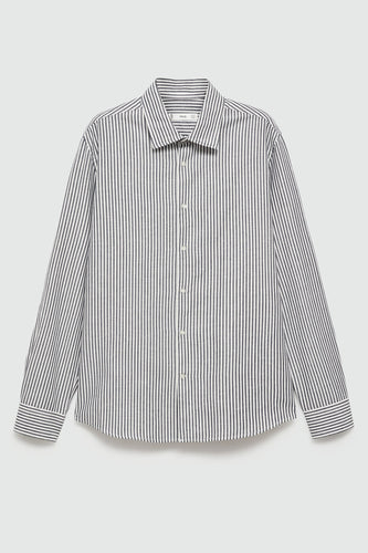 Chemise à manches longues - gris - MANGO