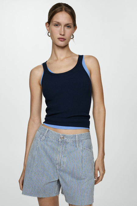 Short Blauw - Mango
