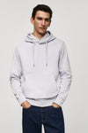Sweater met kap Paars - Mango