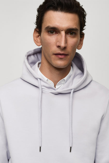 Sweater met kap Paars - Mango