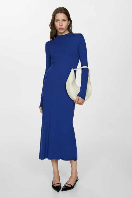 Robes manches longues Bleu - Mango