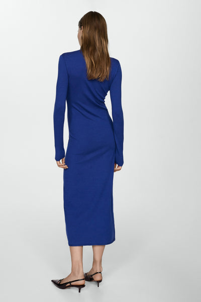 Kleedjes (lange mouwen) Blauw - Mango