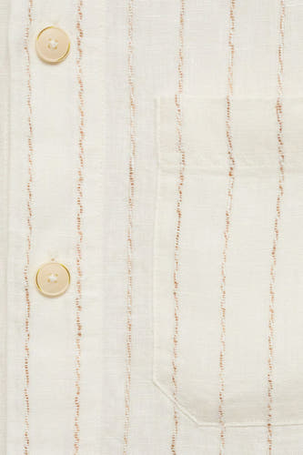 Hemd met lange mouwen - beige