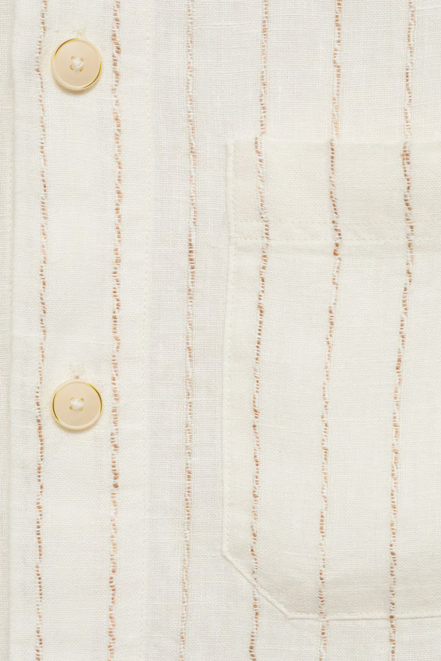 Hemd met lange mouwen - beige