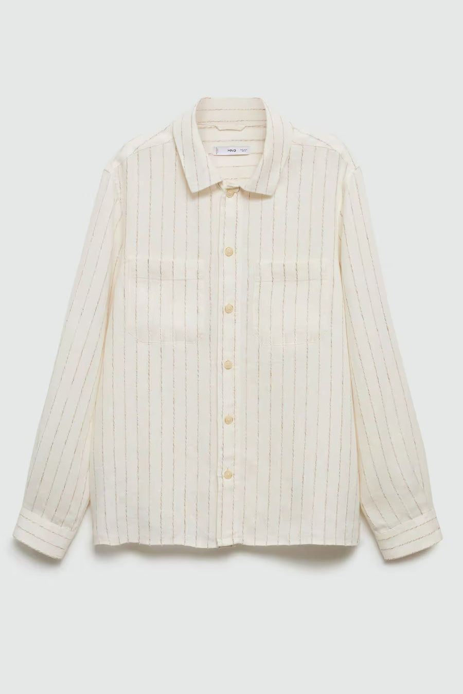 Hemd met lange mouwen - beige