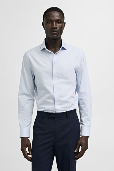 Hemd (lange mouwen) Blauw - Mango