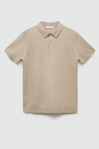 Polo à manches courtes - beige