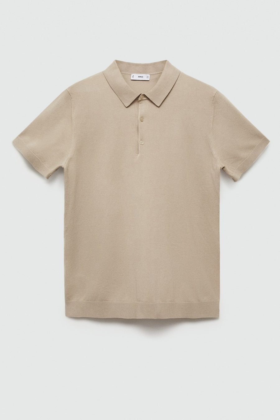 Polo à manches courtes - beige
