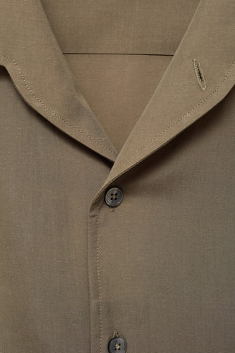 Hemd met lange mouwen - bruin - MANGO