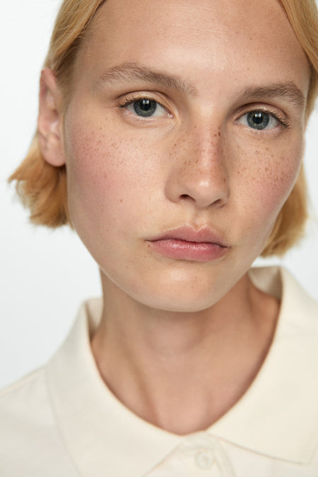 Polo met korte mouwen - wit