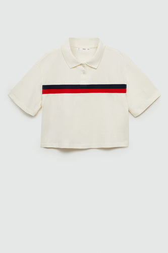 Polo met korte mouwen - wit - MANGO