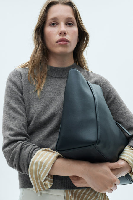 Pull met ronde hals - Grijs