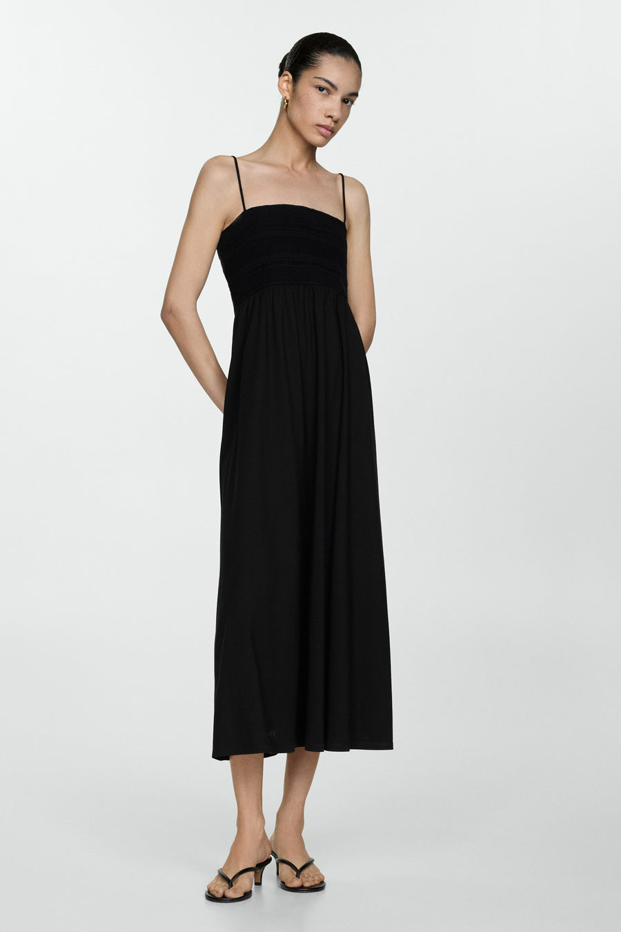 Kleedje - zwart - MANGO