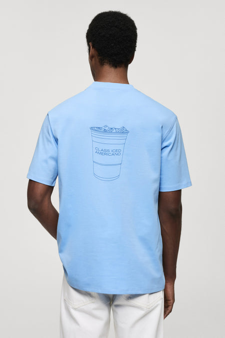 T-shirt met korte mouwen - blauw