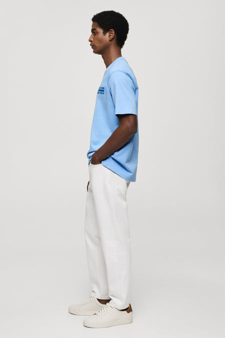 T-shirt met korte mouwen - blauw