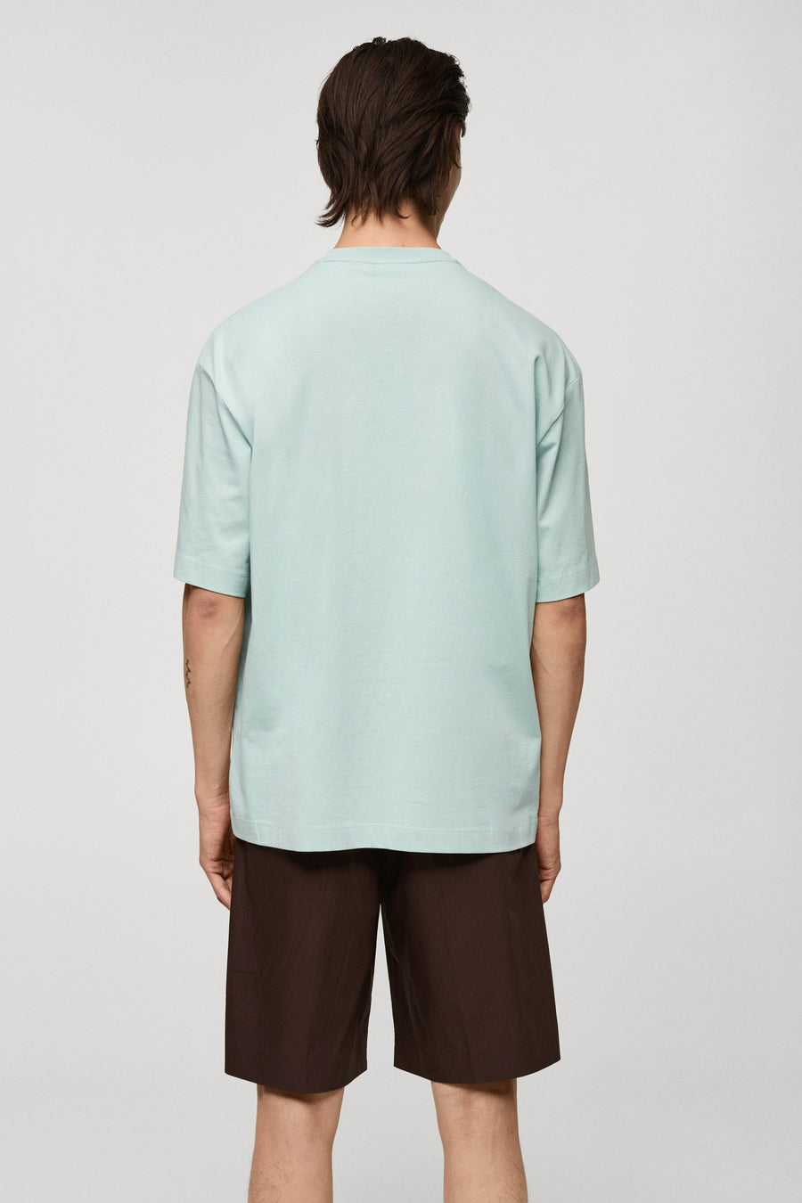 T-shirt à manches courtes - bleu - MANGO