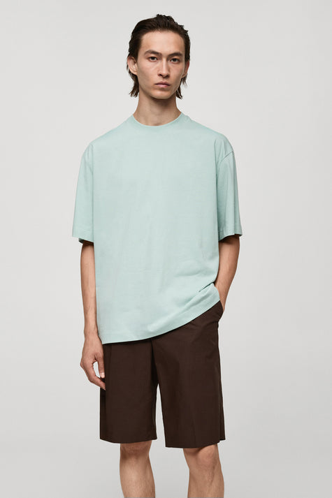 T-shirt (korte mouwen) Blauw - Mango