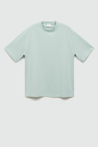 T-shirt à manches courtes - bleu - MANGO