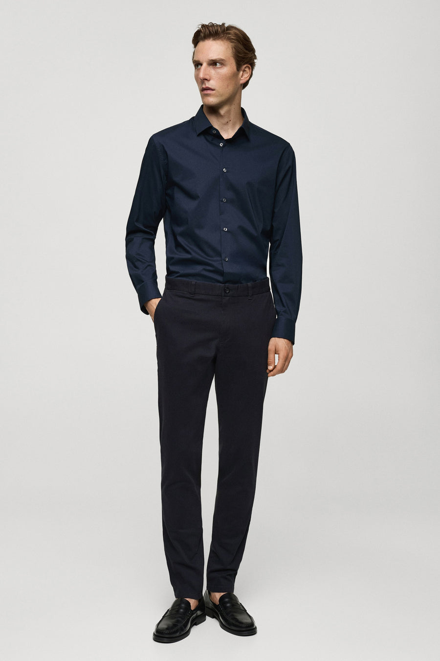 Chino - bleu - MANGO