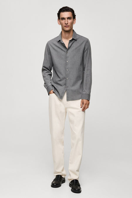 Jeanshemd - Grijs