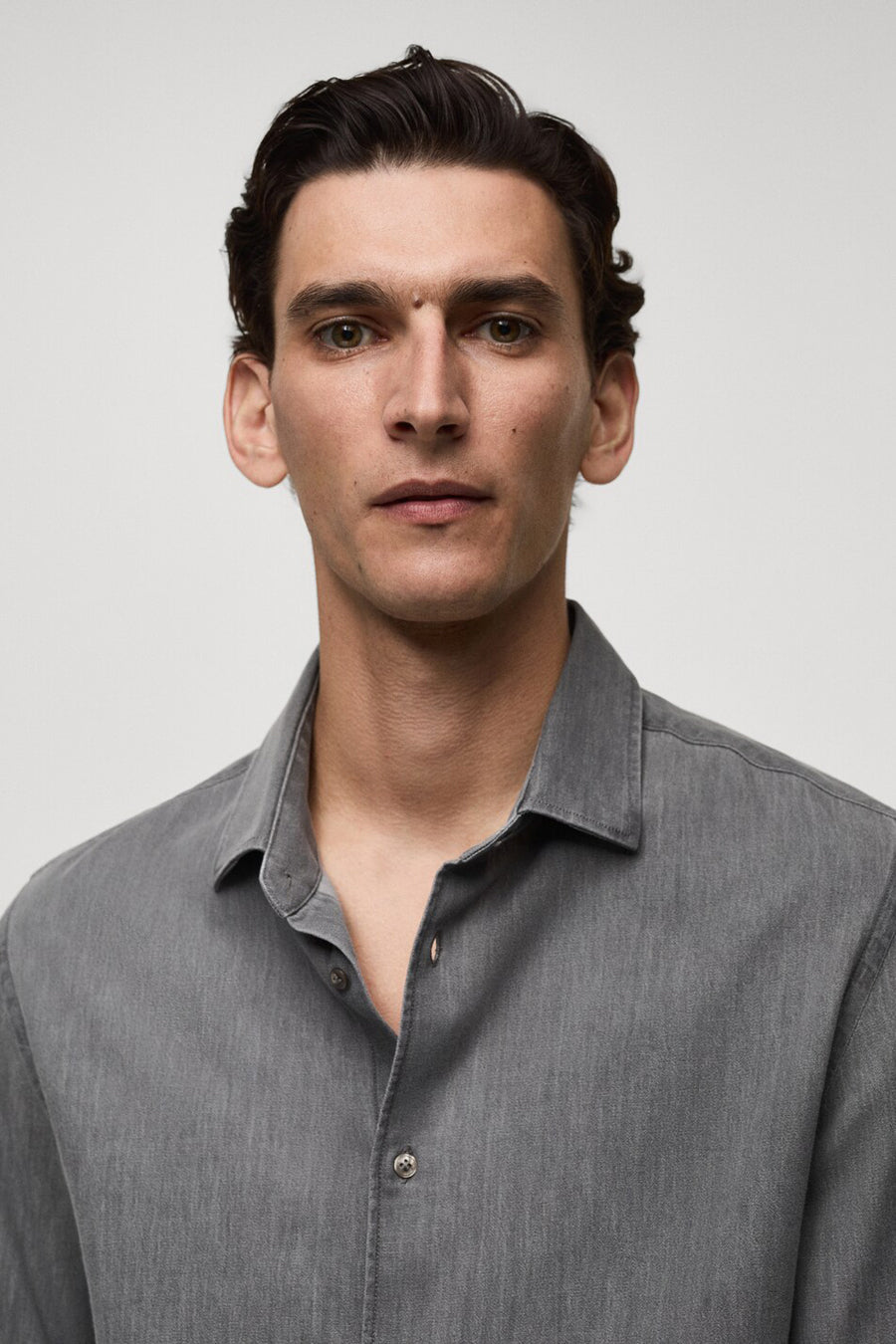 Jeanshemd - Grijs - MANGO