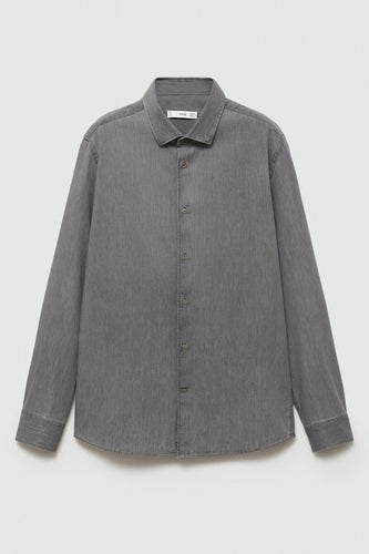 Jeanshemd - Grijs - MANGO