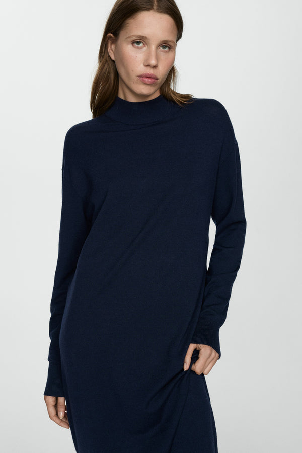 Kleedjes (lange mouwen) Blauw - Mango