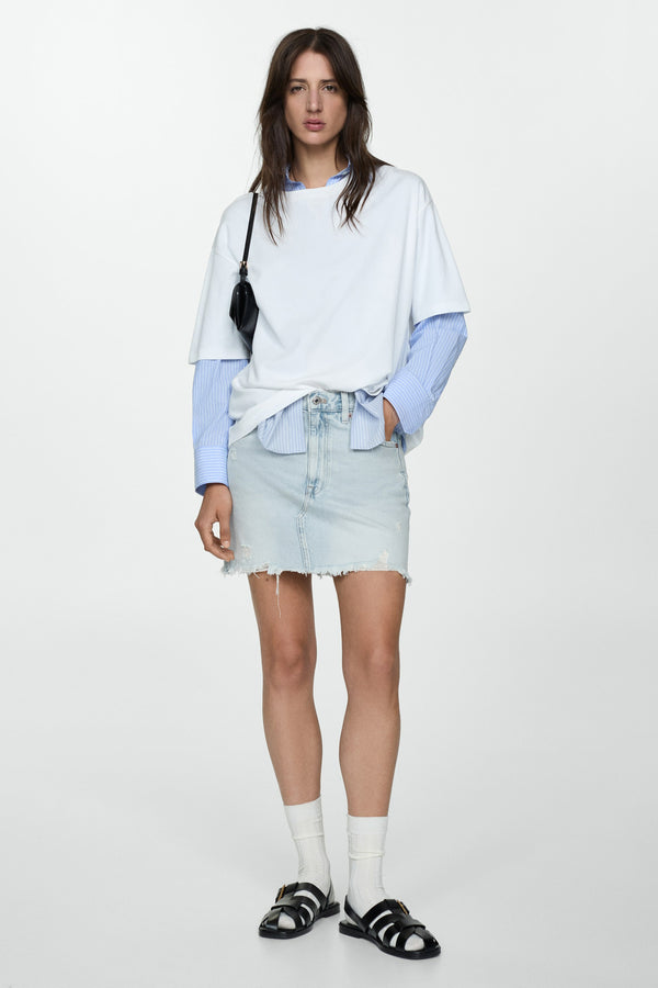 Rok (kort) Denim - Mango